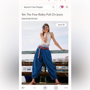 NWT WE THE FREE RIDLEY PULL ON JEAN
